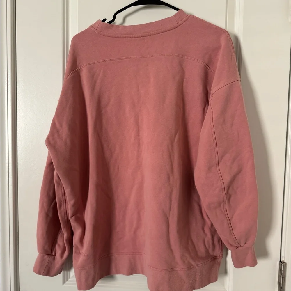 lululemon oversized crew neck cotton sweater 💕🌸